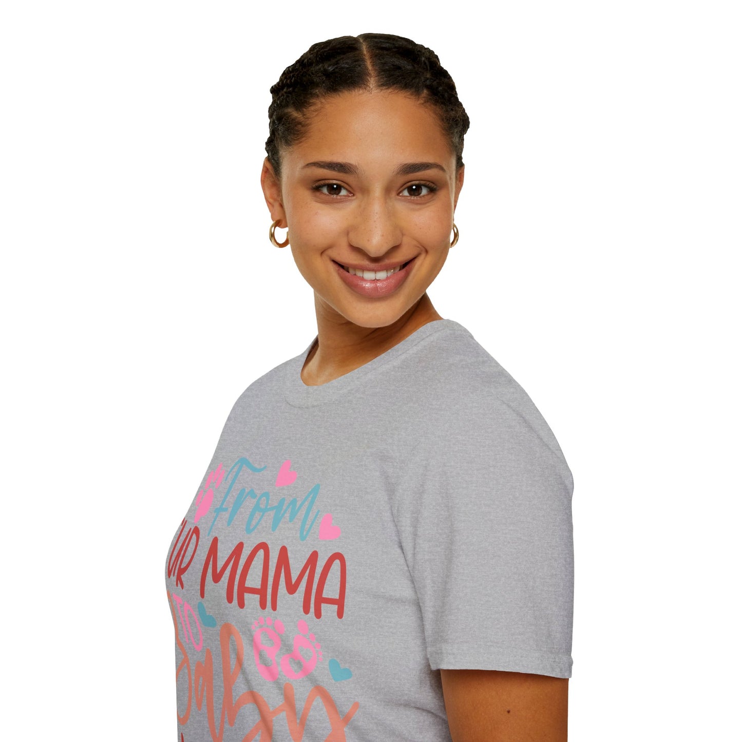 From Fur Mama to Baby Mama Softstyle T-Shirt