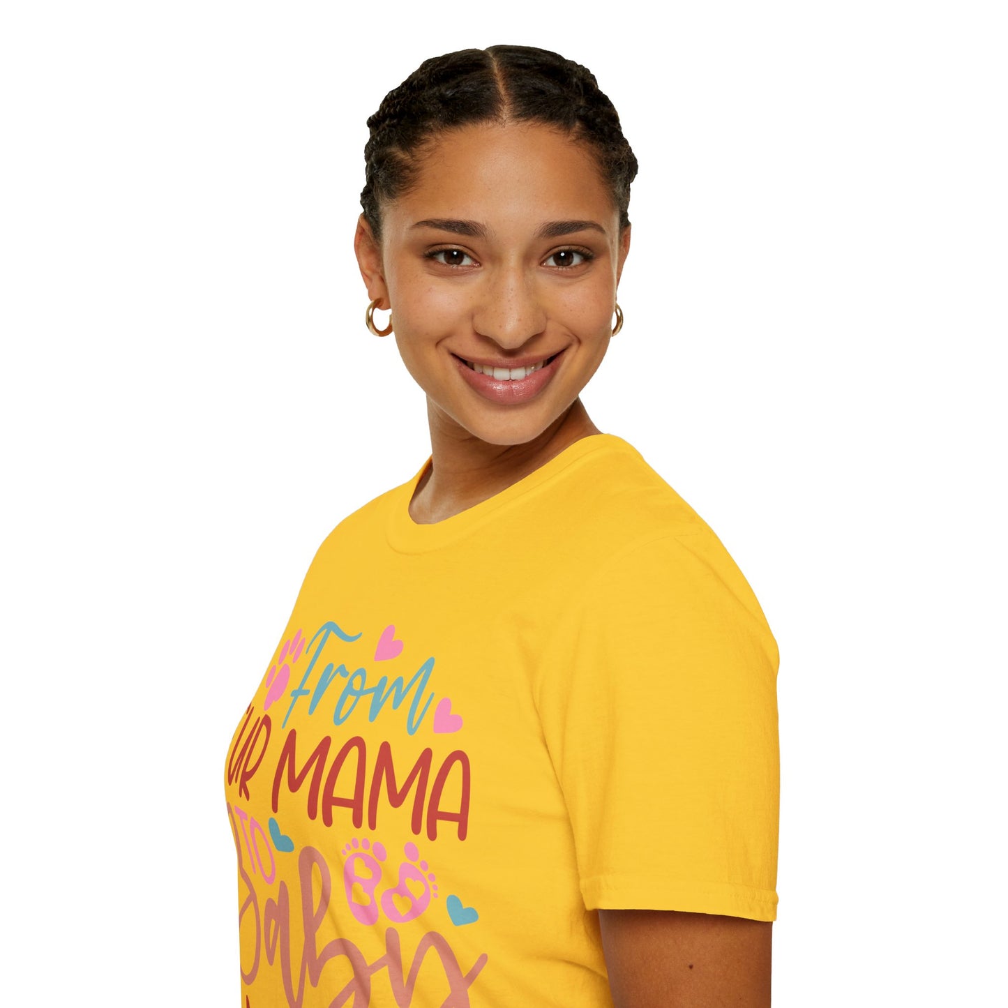 From Fur Mama to Baby Mama Softstyle T-Shirt