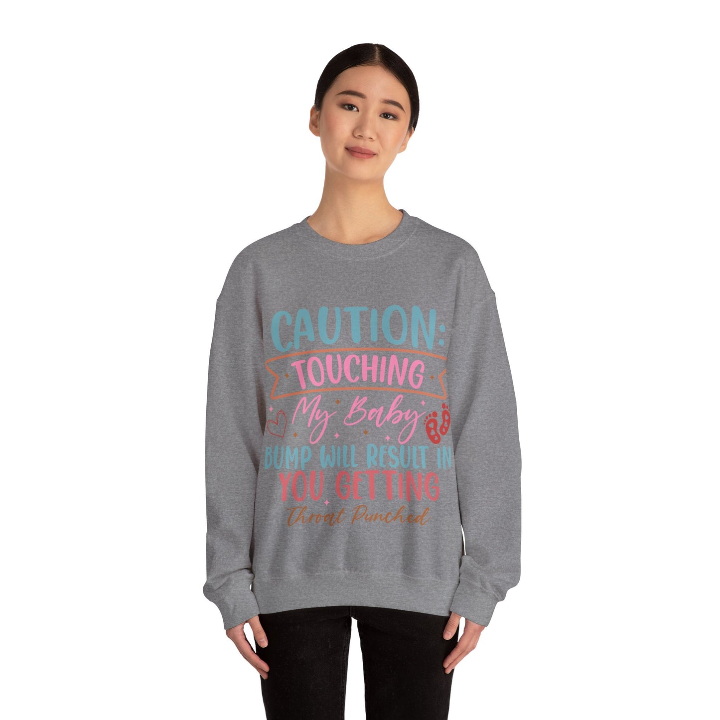 Caution Crewneck Sweatshirt