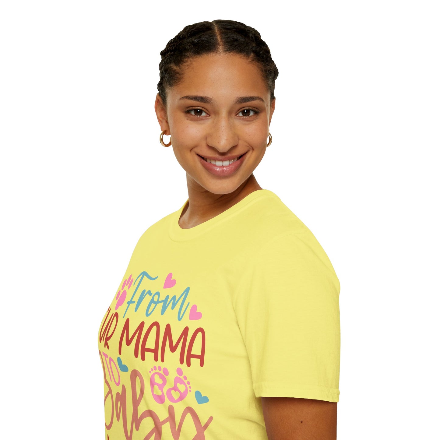 From Fur Mama to Baby Mama Softstyle T-Shirt