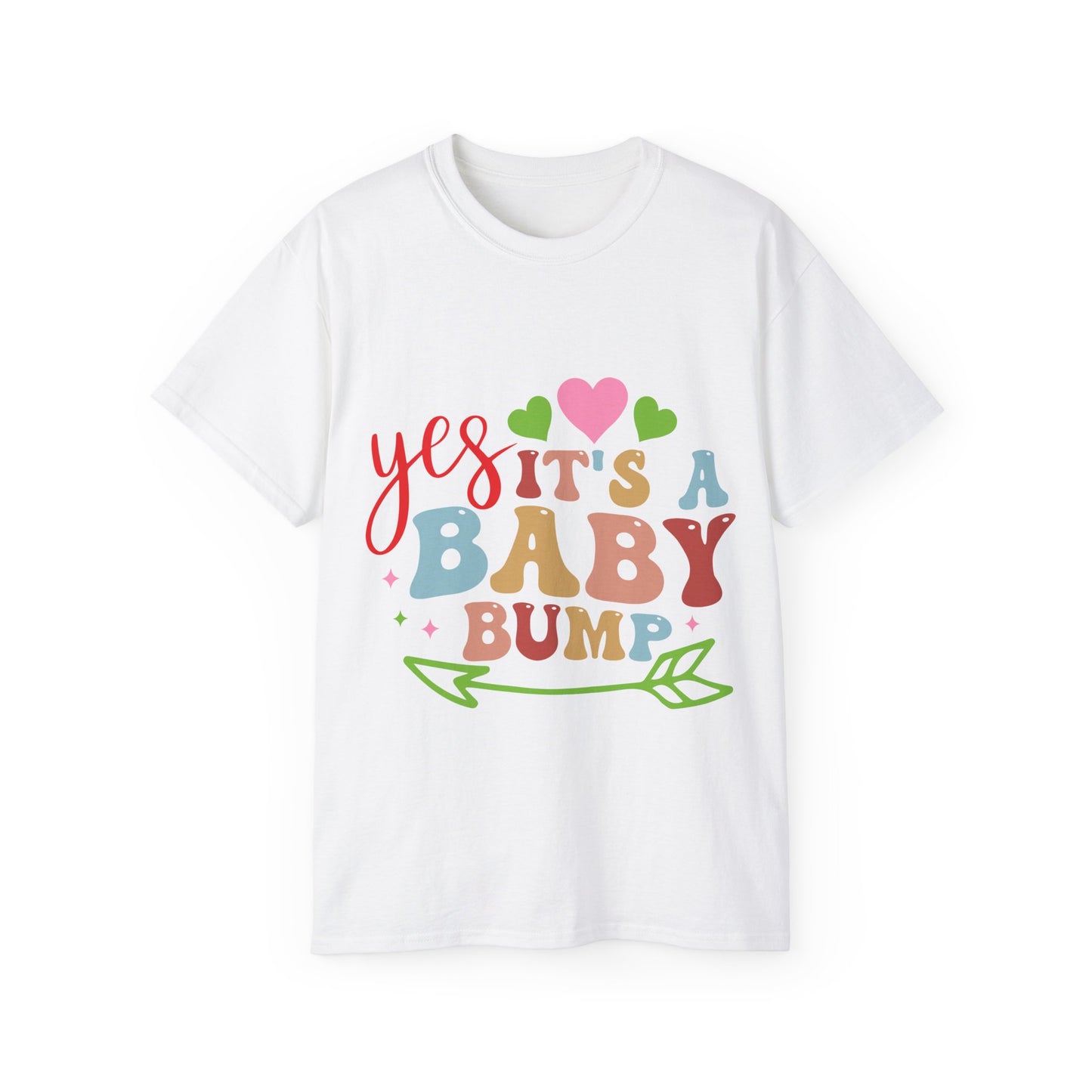 Yes It's A baby Bump Cotton Tee