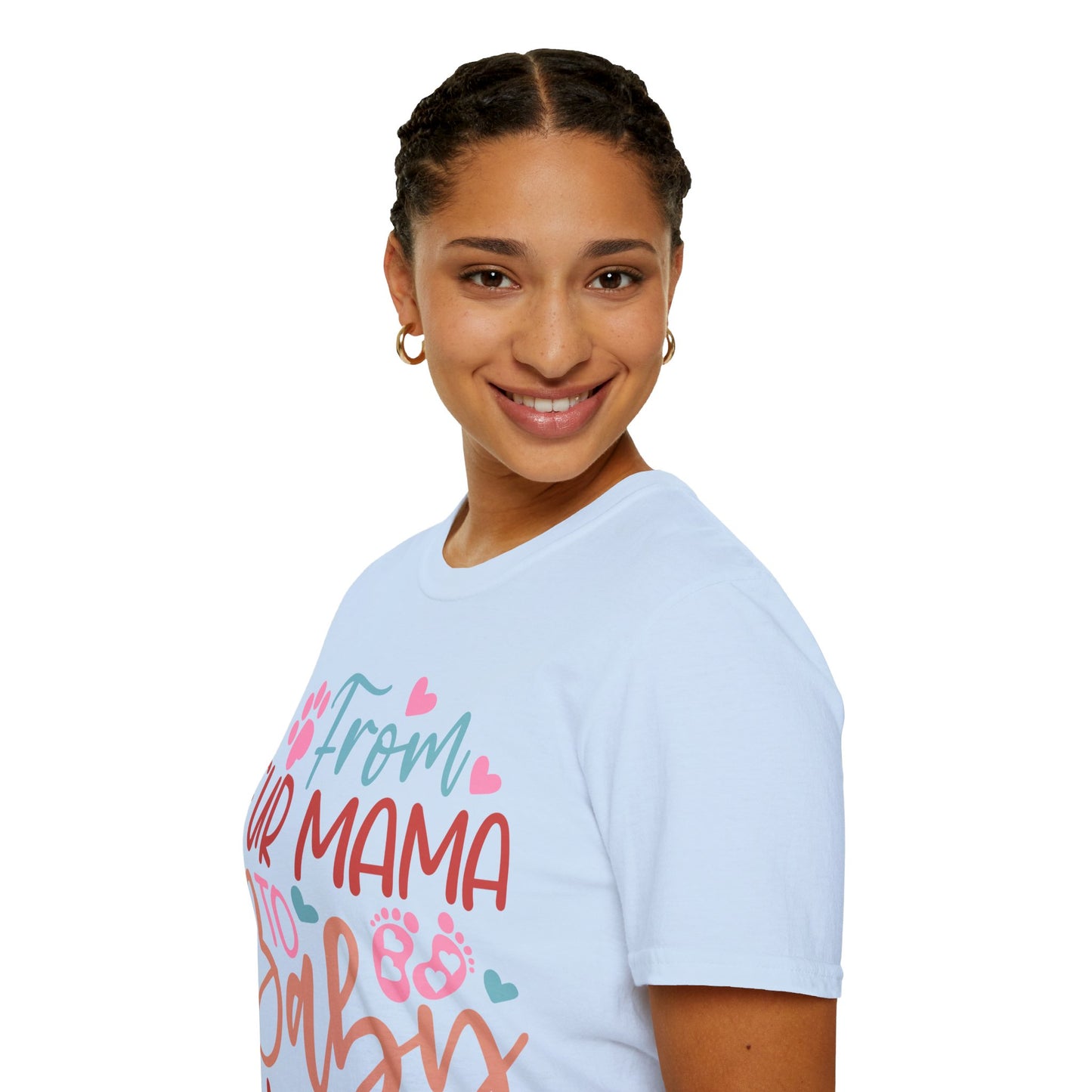 From Fur Mama to Baby Mama Softstyle T-Shirt