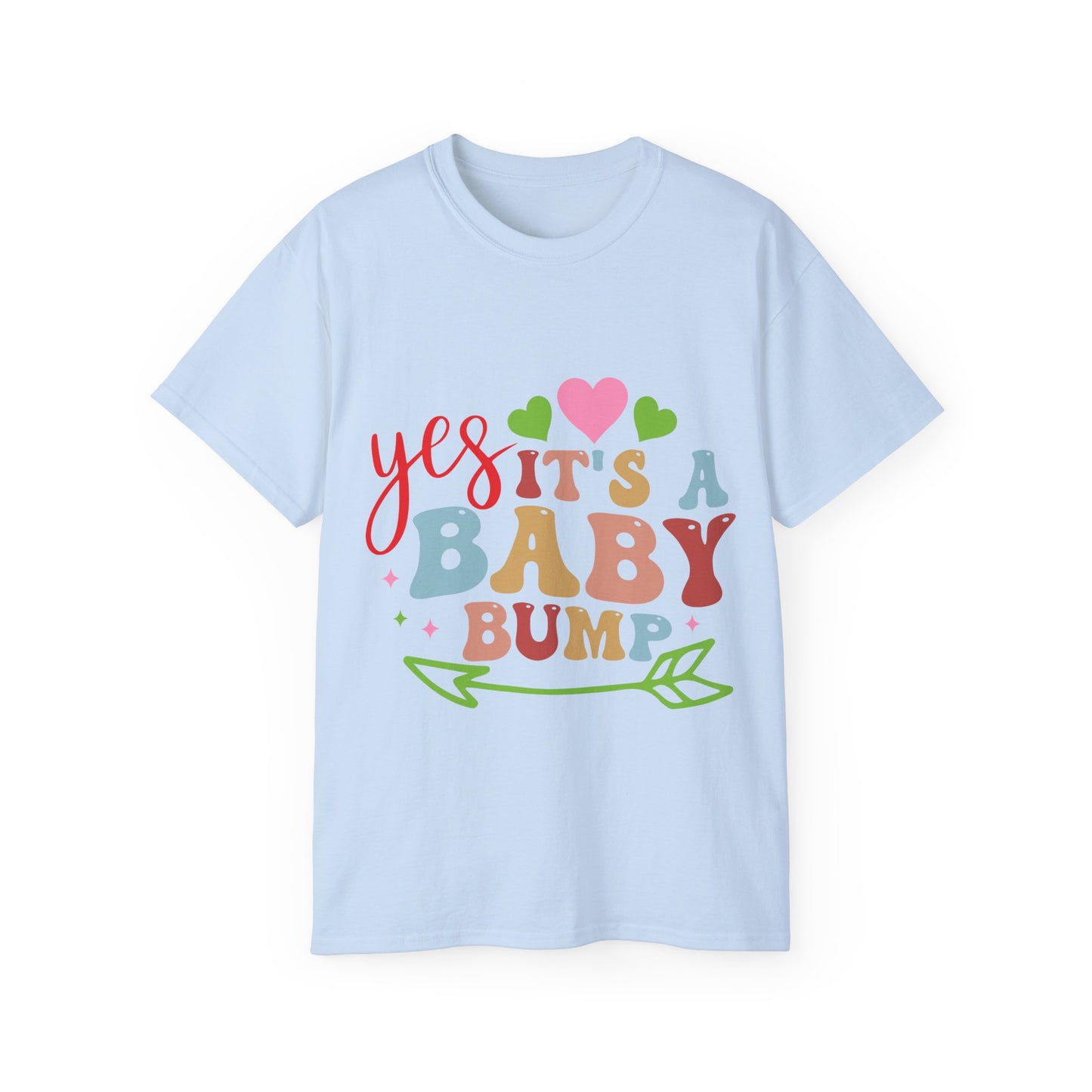 Yes It's A baby Bump Cotton Tee