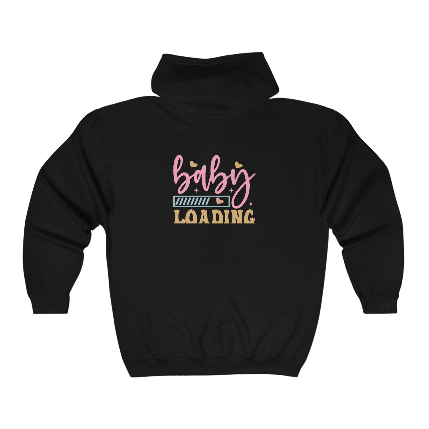 Baby Loading Please Wait Full Zip Hooded Sweatshirt