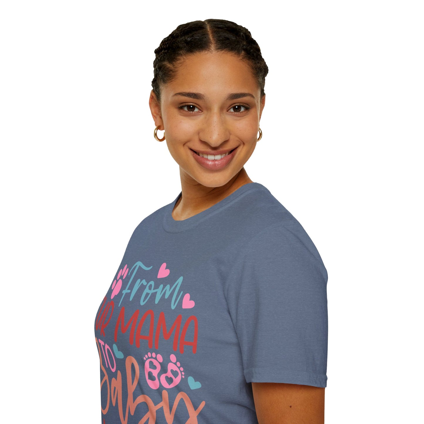 From Fur Mama to Baby Mama Softstyle T-Shirt