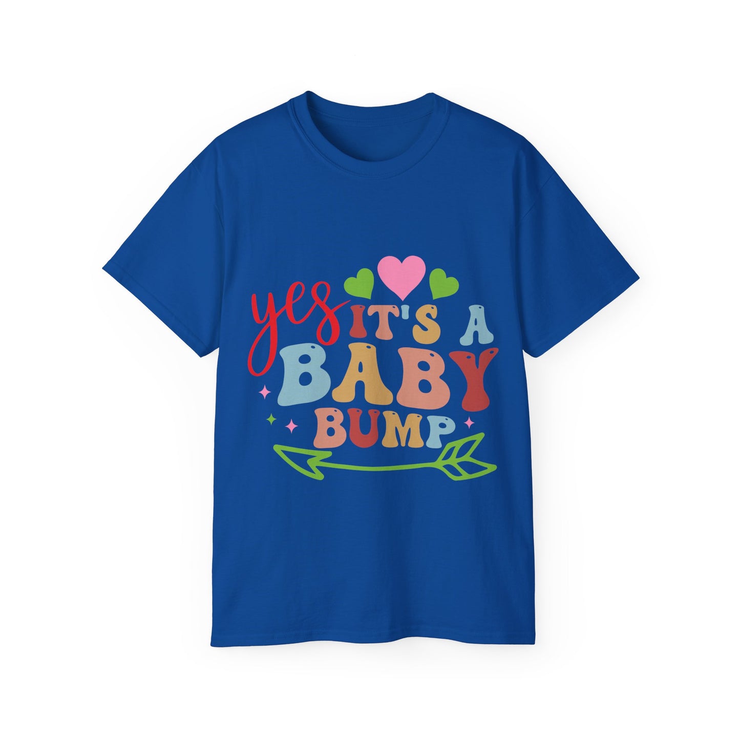 Yes It's A baby Bump Cotton Tee