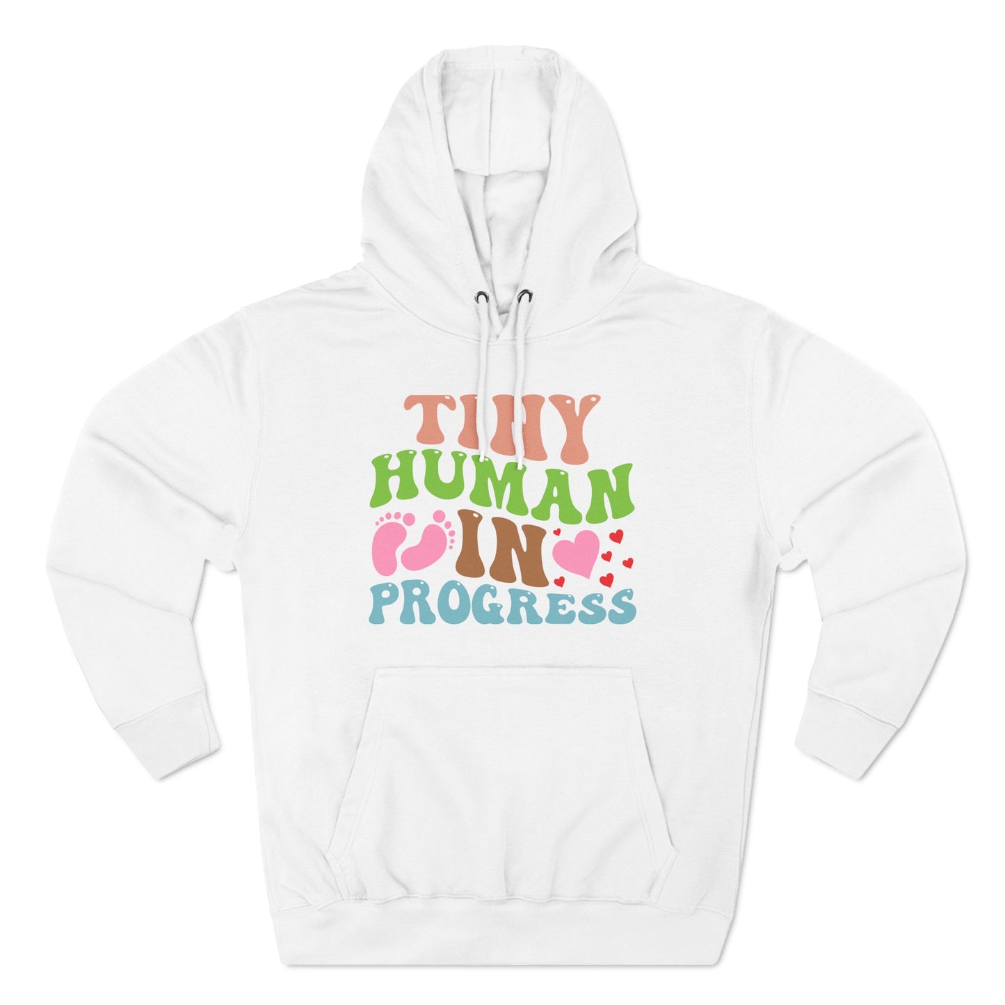 Tiny Human In Progress Fleece Hoodie