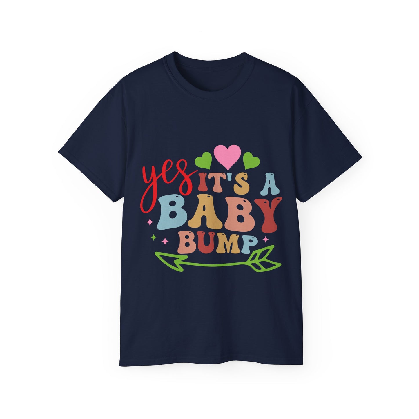 Yes It's A baby Bump Cotton Tee