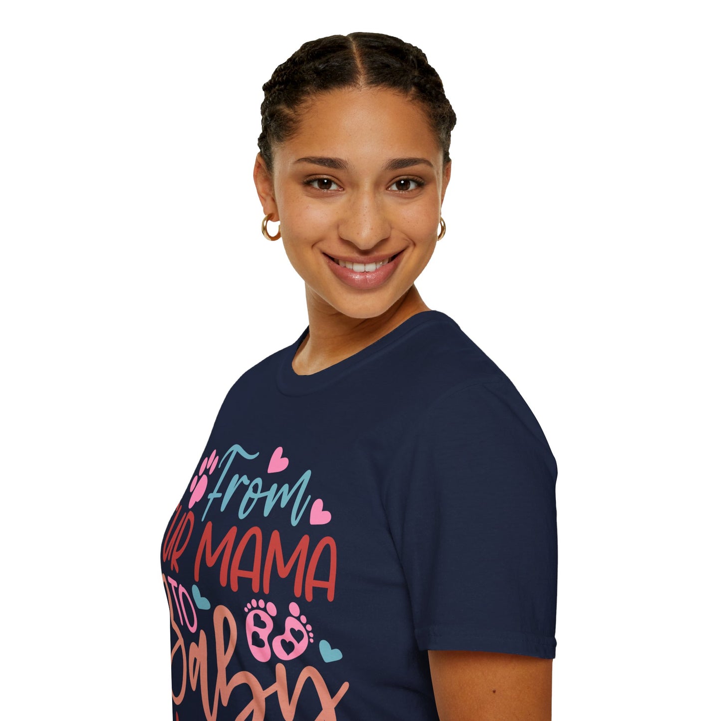 From Fur Mama to Baby Mama Softstyle T-Shirt