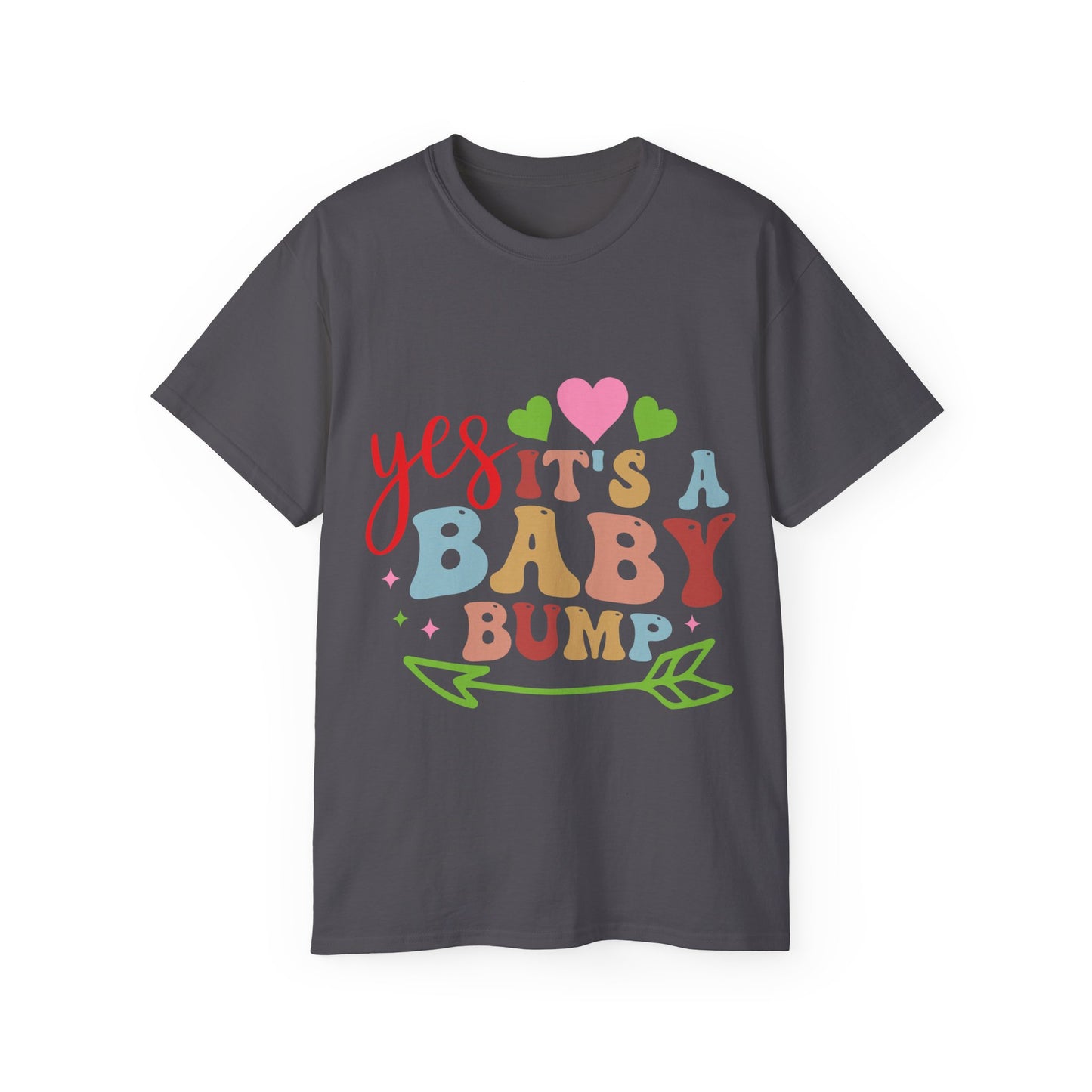 Yes It's A baby Bump Cotton Tee