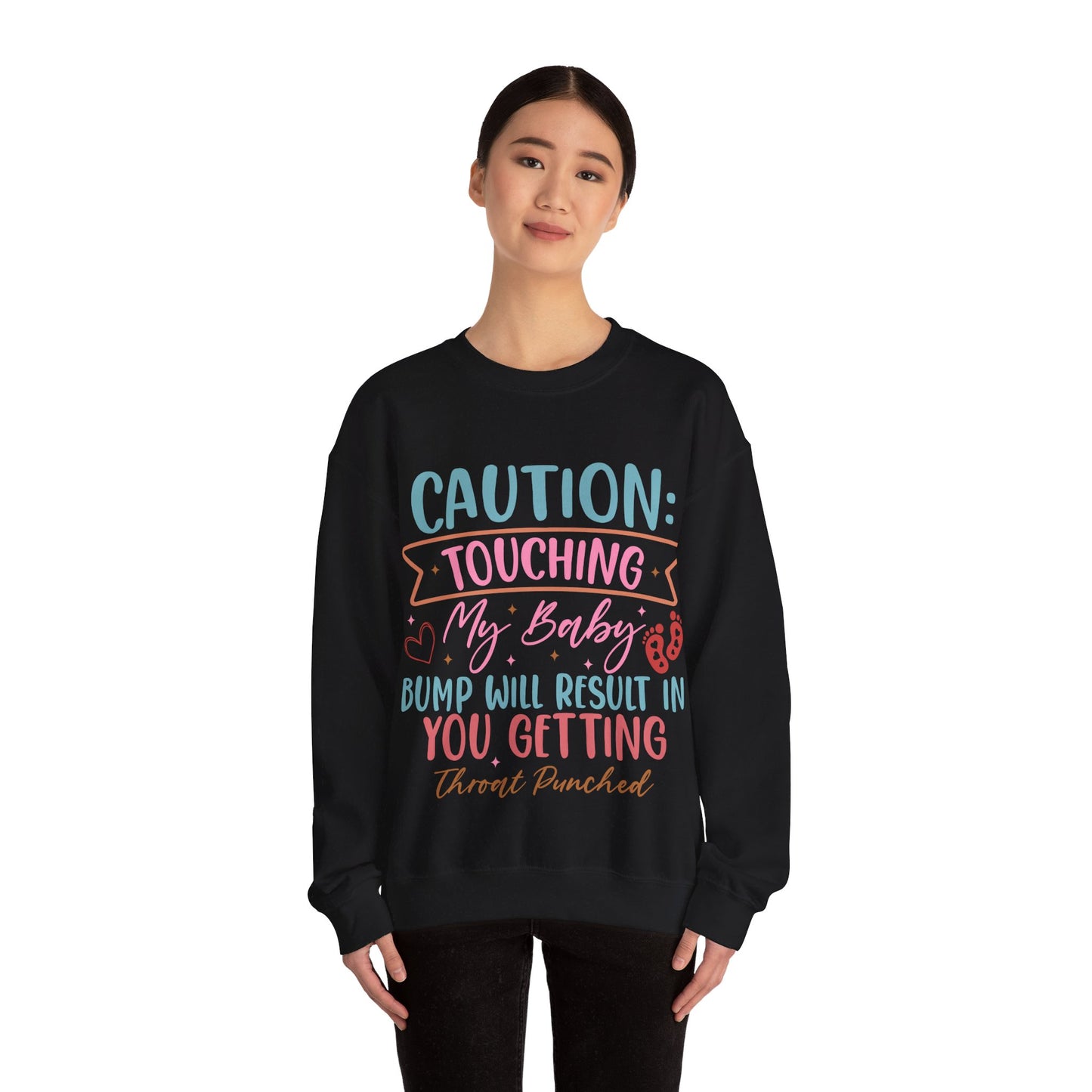 Caution Crewneck Sweatshirt