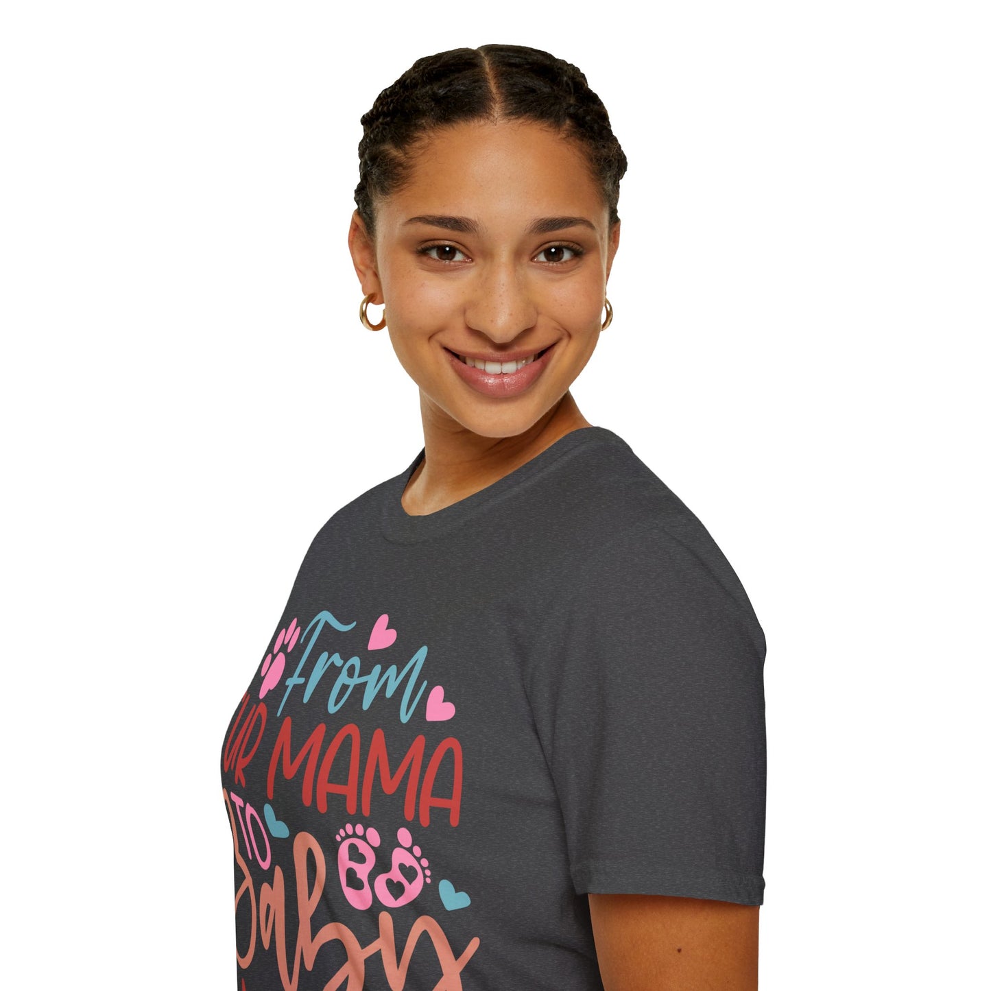 From Fur Mama to Baby Mama Softstyle T-Shirt