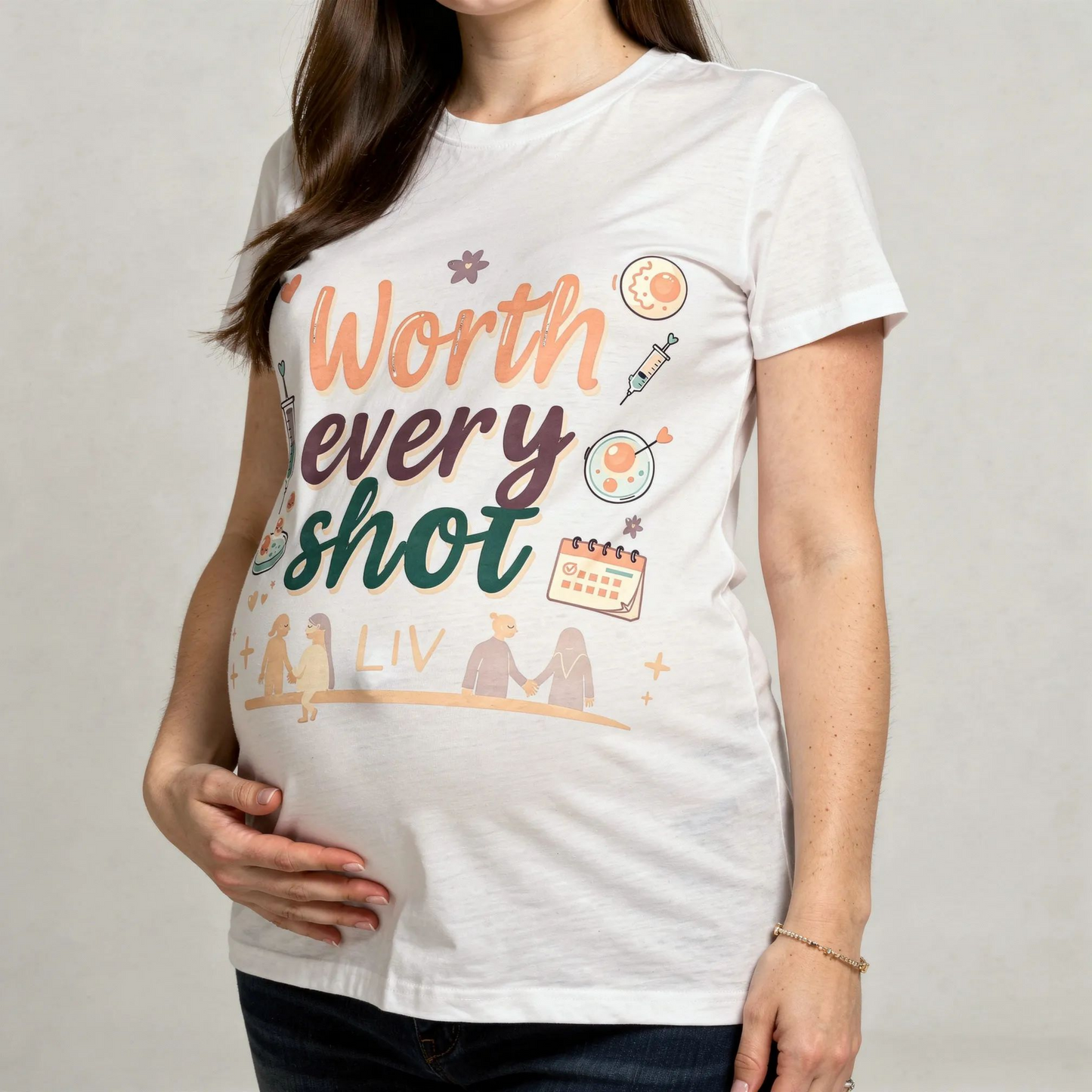 Worth the Shots – IVF Mama T-Shirt